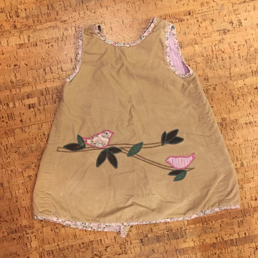 Gap 18-24 months embroidered bird dress